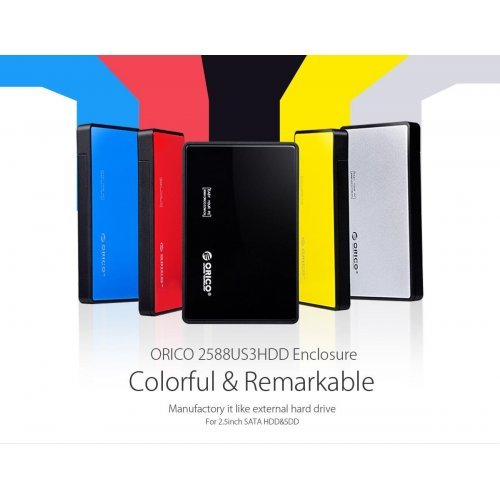 Кутия за диск Orico 2588US3-V1-RD-BP (снимка 4)