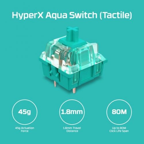 Клавиатура HyperX 56R61AA#ABA (снимка 6)