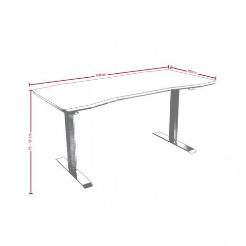 Компютърни бюра > Nitro Concepts D16E Carbon Red NITRO-GABU-210 (снимка 4)