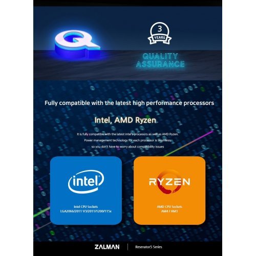 Охлаждане за компютри > Zalman Reserator5 Z36 Black REZERATOR5-Z36-BK (снимка 10)