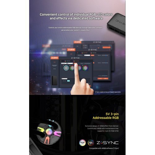 Охлаждане за компютри > Zalman Reserator5 Z36 Black REZERATOR5-Z36-BK (снимка 12)