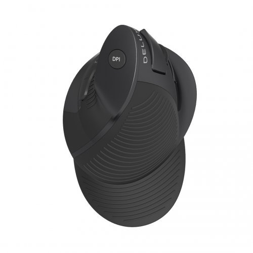 Мишка DELUX M618G DB вертикална безжична/Bluetooth