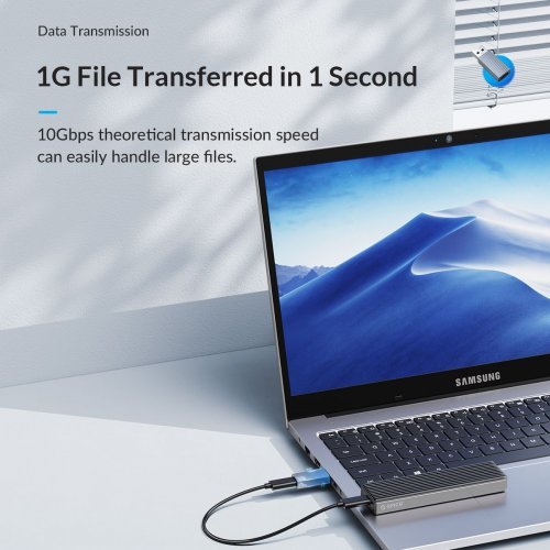 USB кабели и преходници > Orico AH-AC10-GY-BP (снимка 6)