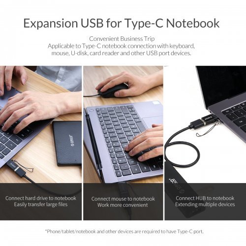 USB кабели и преходници > Orico CBT-UT01-BK-BP (снимка 9)