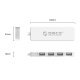 USB хъб Orico FL01-WH