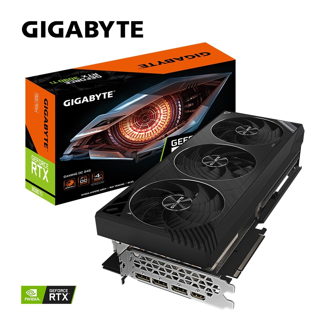 Видео карта Gigabyte GeForce RTX 3090 Ti GAMING OC 24G GV-N309TGAMING OC-24GD