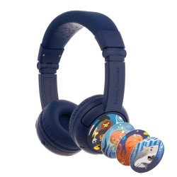 Слушалки BuddyPhones BT-BP-PLAYP-DPBLUE
