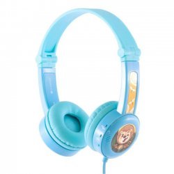 Слушалки BuddyPhones BP-TRAVEL-BLUE