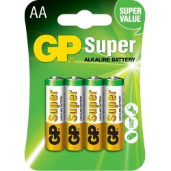 Батерия GP Batteries AA Super Alkaline GP15A GP-BA-15A-U4