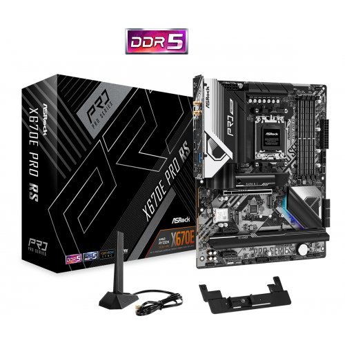 Дънна платка ASRock X670E PRO RS (снимка 1)