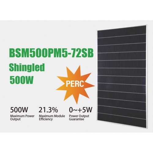 Фотоволтаични панели Bluesun BSM500PM5-72SB (снимка 1)