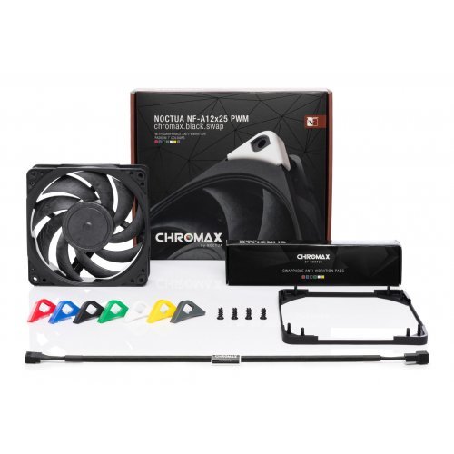 Вентилатор Noctua NF-A12x25-PWM NF-A12x25-PWM.CH.BK.S (снимка 3)