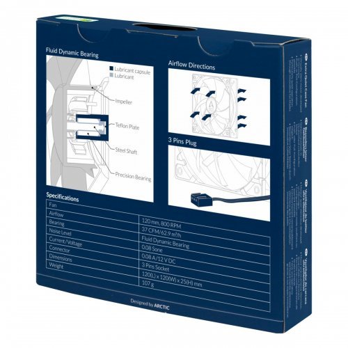 Охлаждане за компютри > Arctic Cooling F12 Silent ACFAN00202A (снимка 6)