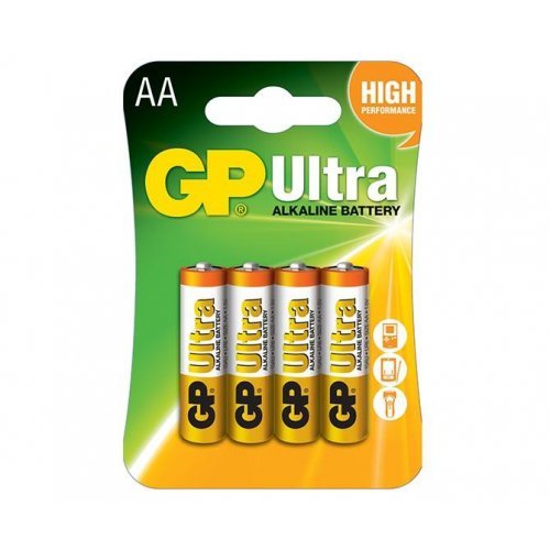 Батерия GP Batteries AA Ultra Alkaline GP15AU GP-BA-15AU-U4 (снимка 1)