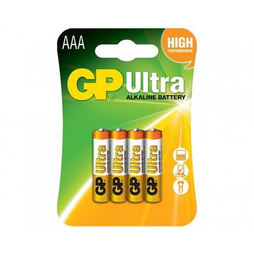 Батерия GP Batteries AAA Ultra Alkaline GP24AU GP-BA-24AU-U4 (снимка 1)