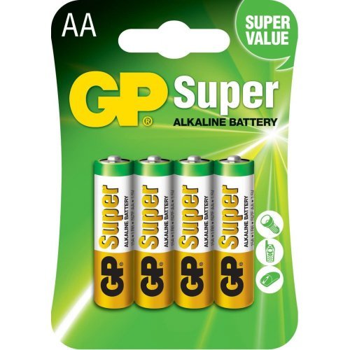 Батерия GP Batteries AA Super Alkaline GP15A GP-BA-15A-U4 (снимка 1)