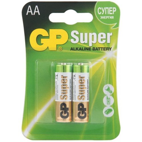 Батерия GP Batteries AA Super Alkaline GP15A GP-BA-15A-U2 (снимка 1)