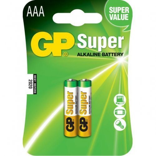 Батерия GP Batteries AAA Super Alkaline GP24A GP-BA-24A-U2 (снимка 1)