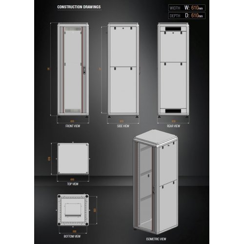 Комуникационен шкаф MIRSAN (снимка 5)