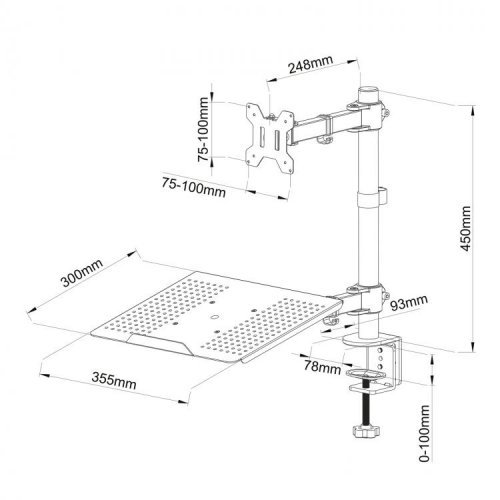 Стойки и стендове > SBOX LCD-LM01 (снимка 2)