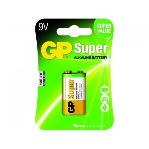 Батерия GP Batteries 6LF22 Super aLKALINE GP1604A GP-BA-1604A-U1 (снимка 1)