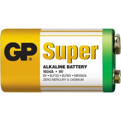 Батерия GP Batteries 6LF22 Super Alkaline GP1604A GP-BA-1604A-S1 (снимка 1)