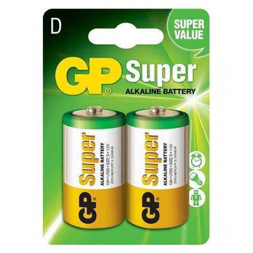 Батерия GP Batteries LR20 Super Alkaline GP13A GP-BA-13A-U2 (снимка 1)