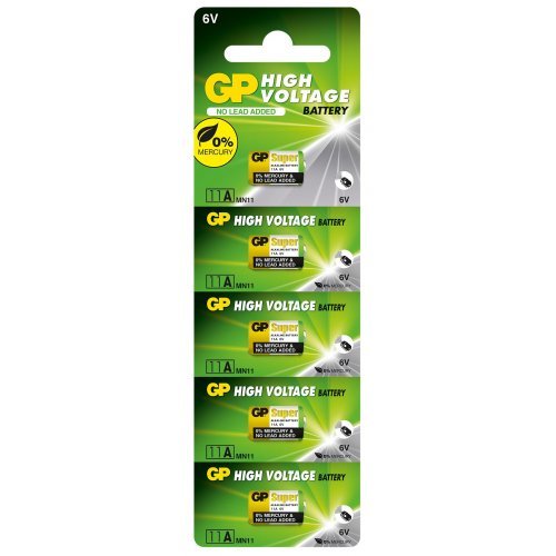 Батерия GP Batteries А11 Alkaline GP11AF GP-BA-11AF-U5 (снимка 2)