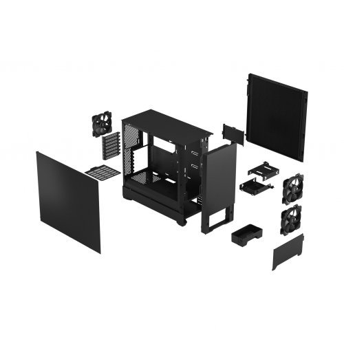 Компютърна кутия Fractal Design Pop Silent Black Solid FD-C-POS1A-01 (снимка 2)