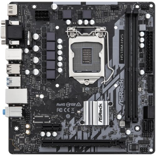 Дънна платка ASRock H510 H510M-HVS R2.0 (снимка 2)