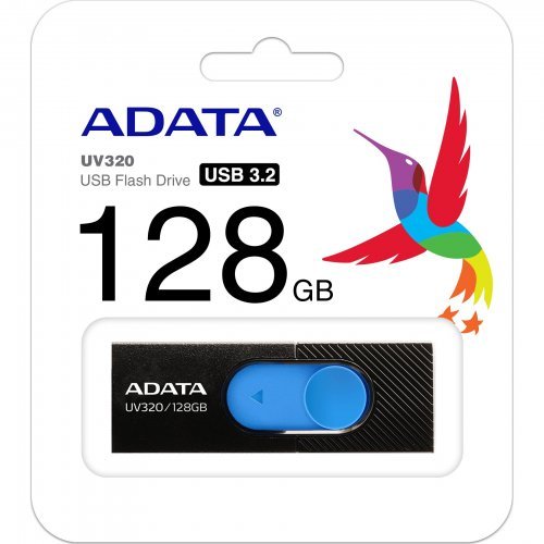 USB флаш памет Adata AUV320-128G-RBKBL (снимка 1)