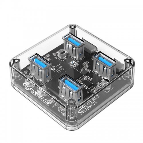 USB хъб Orico MH4U-U3-10-CR (снимка 1)