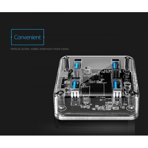 USB хъб Orico MH4U-U3-10-CR (снимка 10)