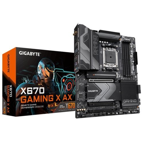 Дънна платка Gigabyte X670 GAMING X AX (снимка 1)