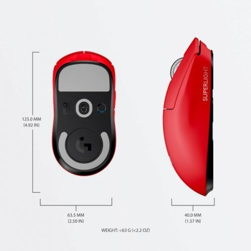 Мишка Logitech LOGITECH-MOUSE-G-PRO-R (снимка 8)