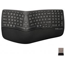 Клавиатура Delux GM902_BK_BL