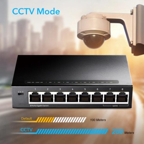Суич Cudy GS108 (снимка 5)