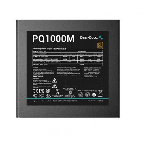 Захранващ блок DeepCool R-PQA00M-FA0B-EU (снимка 2)
