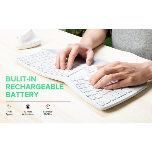 Клавиатура Delux GM902 GM902_Wh (снимка 7)