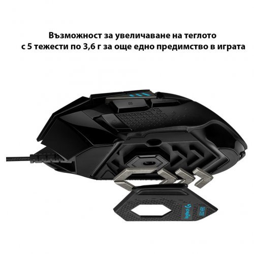 Мишка Logitech G502 HERO 910-005470 (снимка 4)
