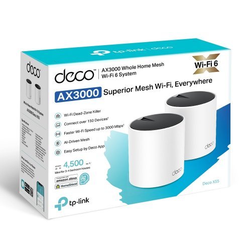 Access Point TP-Link DECO X55(2-PACK) (снимка 7)