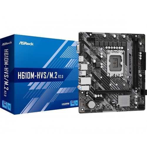 Дънна платка ASRock H610M-HVS/M.2 R2.0 (снимка 1)