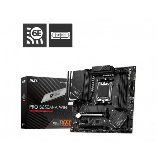 Дънна платка MSI PRO B650M-A 911-7D77-001 (снимка 1)
