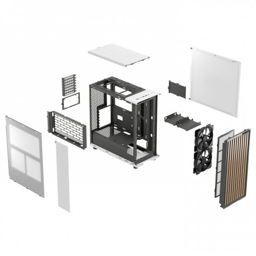Компютърна кутия Fractal Design NORTH CHALK FD-C-NOR1C-03 (снимка 5)