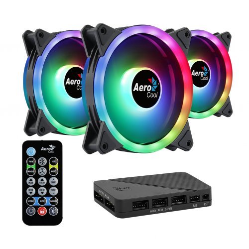 Комплект вентилатори AeroCool DUO 12 Pro ACF3-DU10227.11 (снимка 1)