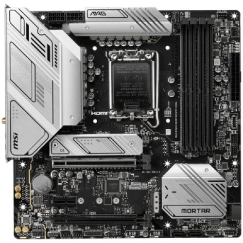 Дънна платка MSI MAG B760M MAG_B760M_MORTAR_WIFI_DDR4 (снимка 2)
