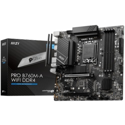 Дънна платка MSI PRO B760M-A PRO_B760M-A_WIFI_DDR4 (снимка 1)