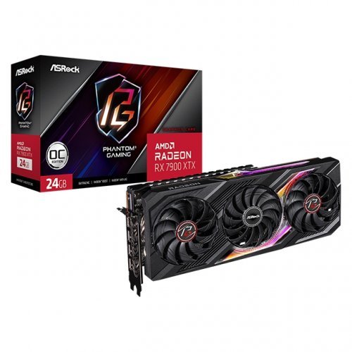 Видео карта ASRock RX 7900 XTX Phantom Gaming OC RADEON RX7900XTX PG 24GO (снимка 5)