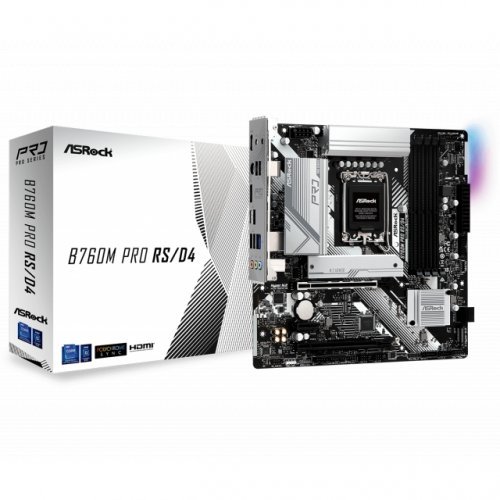 Дънна платка ASRock B760M Pro B760M Pro RS D4 (снимка 5)