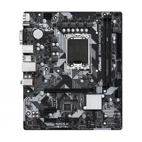 Дънна платка ASRock B760M-HDV M.2 B760M-HDV/M.2 D4 (снимка 1)